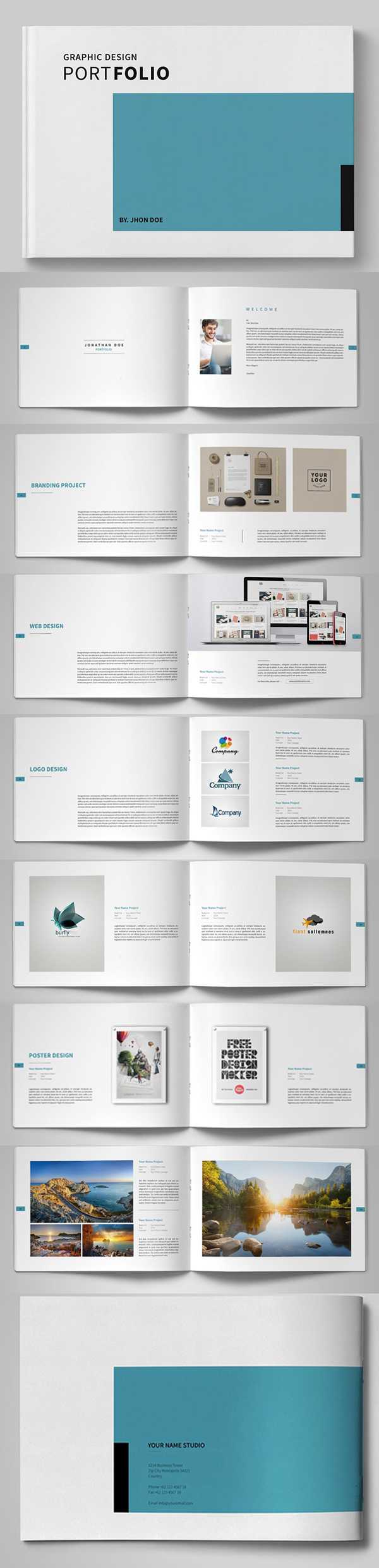 20 New Professional Catalog Brochure Templates | Design Pertaining To Brochure Template Indesign Free Download