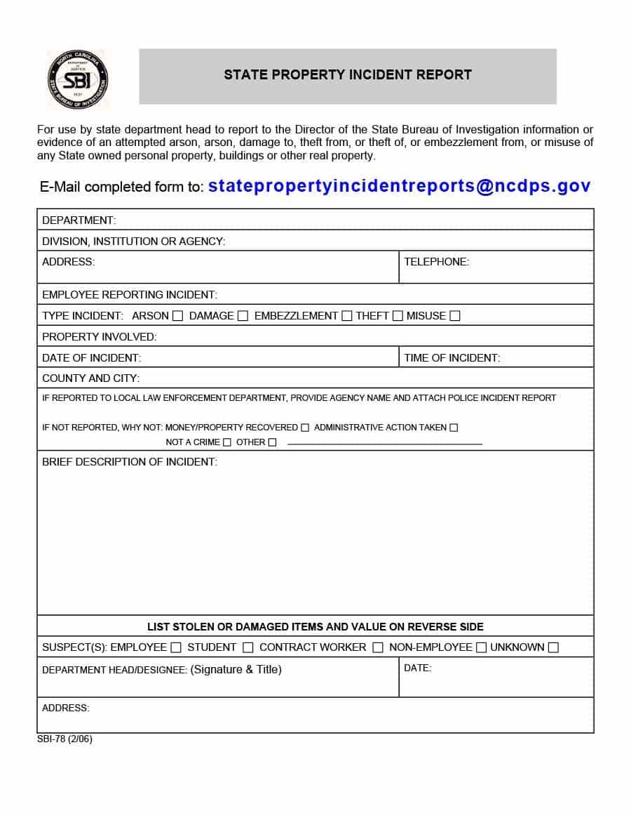 20+ Police Report Template & Examples [Fake / Real] ᐅ Throughout Police Report Template Pdf