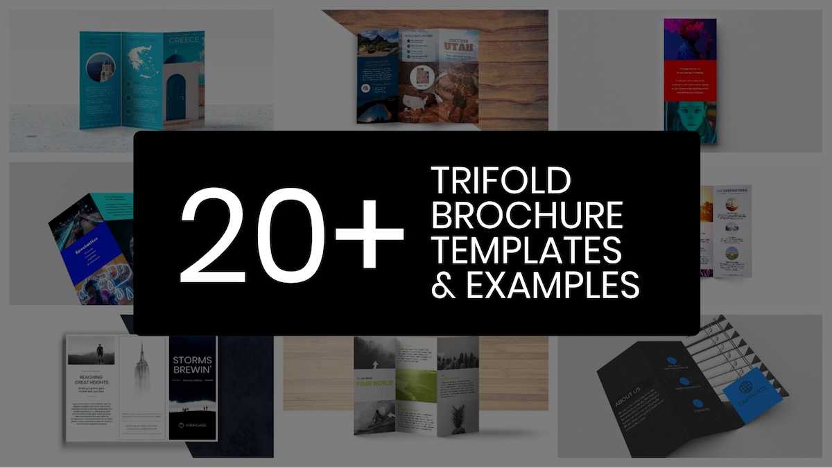 20+ Professional Trifold Brochure Templates, Tips & Examples For Travel Guide Brochure Template