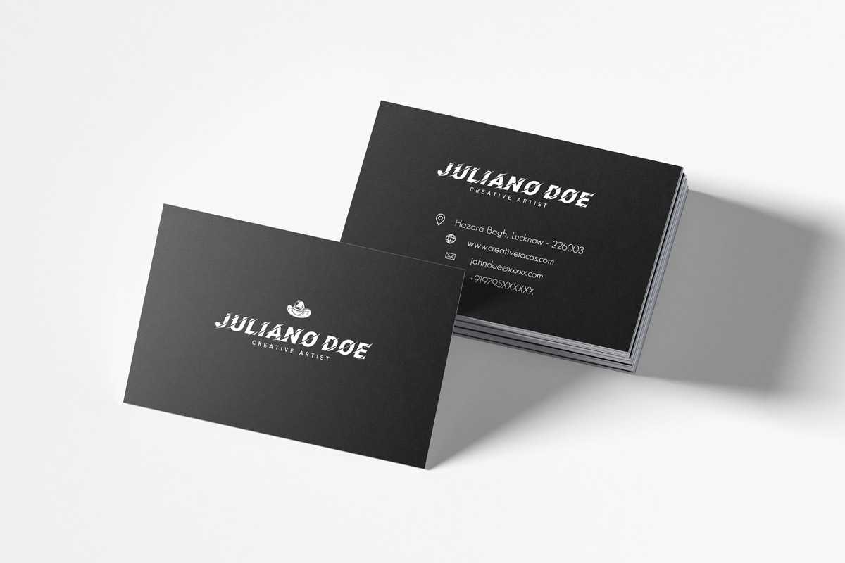 200 Free Business Cards Psd Templates - Creativetacos Inside Name Card Design Template Psd