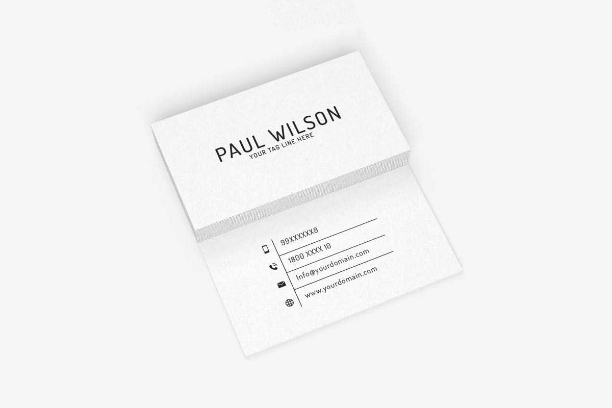 200 Free Business Cards Psd Templates – Creativetacos With Regard To Name Card Template Photoshop