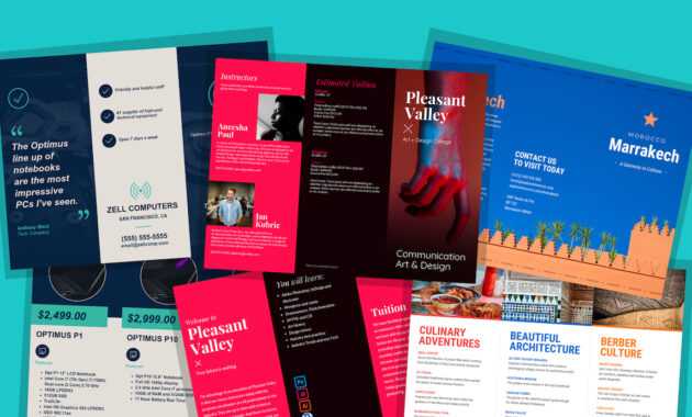 21 Brochure Templates And Design Tips To Promote Your pertaining to Good Brochure Templates