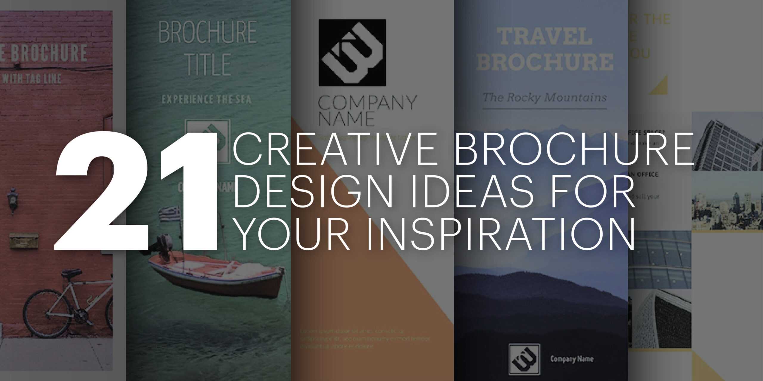 21 Creative Brochure Cover Design Ideas For Your Inspiration Inside Good Brochure Templates