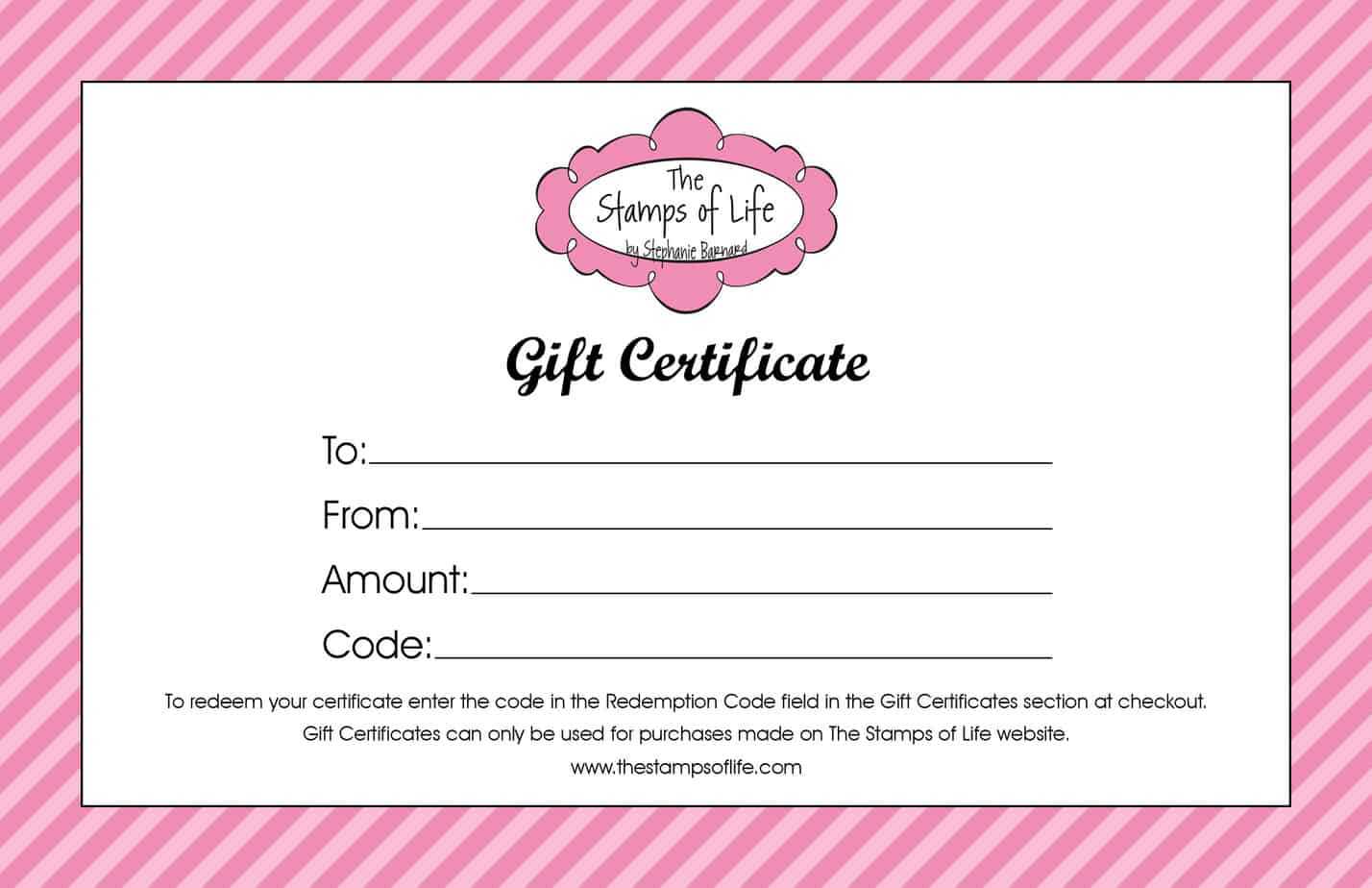 21+ Free Free Gift Certificate Templates – Word Excel Formats Intended For Custom Gift Certificate Template