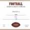 24 Images Of Football Award Template Free | Jackmonster With Football Certificate Template