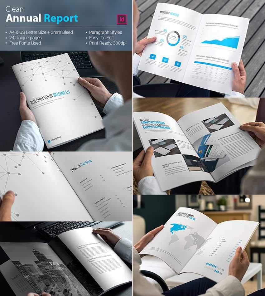 25+ Best Annual Report Templates – With Creative Indesign Intended For Free Annual Report Template Indesign