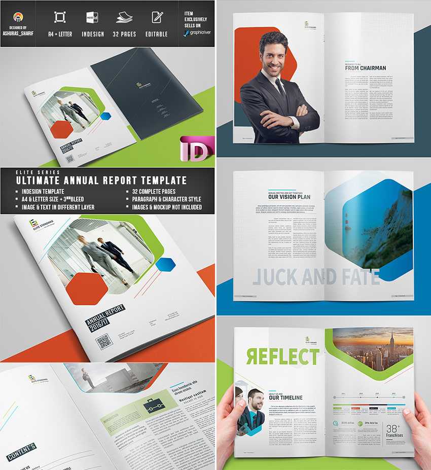 25+ Best Annual Report Templates - With Creative Indesign Throughout Chairman's Annual Report Template