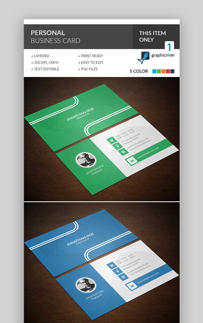 25 Best Personal Business Cards Designed For Better Within Networking Card Template