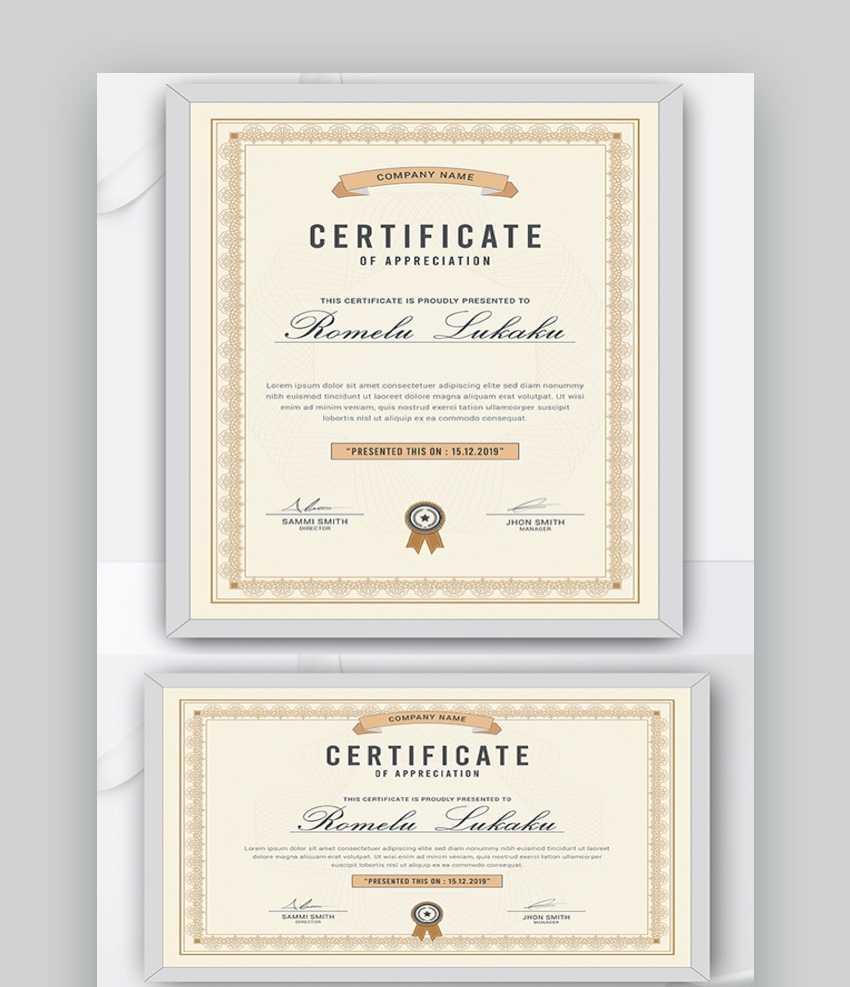 25+ Best Powerpoint Certificate Templates (Free Ppt + Regarding Award Certificate Template Powerpoint