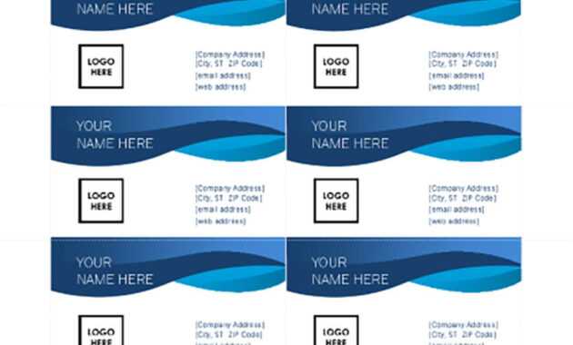 25+ Free Microsoft Word Business Card Templates (Printable inside Ms Word Business Card Template