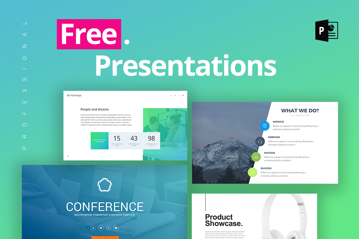 25 Free Professional Ppt Templates For Project Presentations With Regard To Powerpoint Sample Templates Free Download