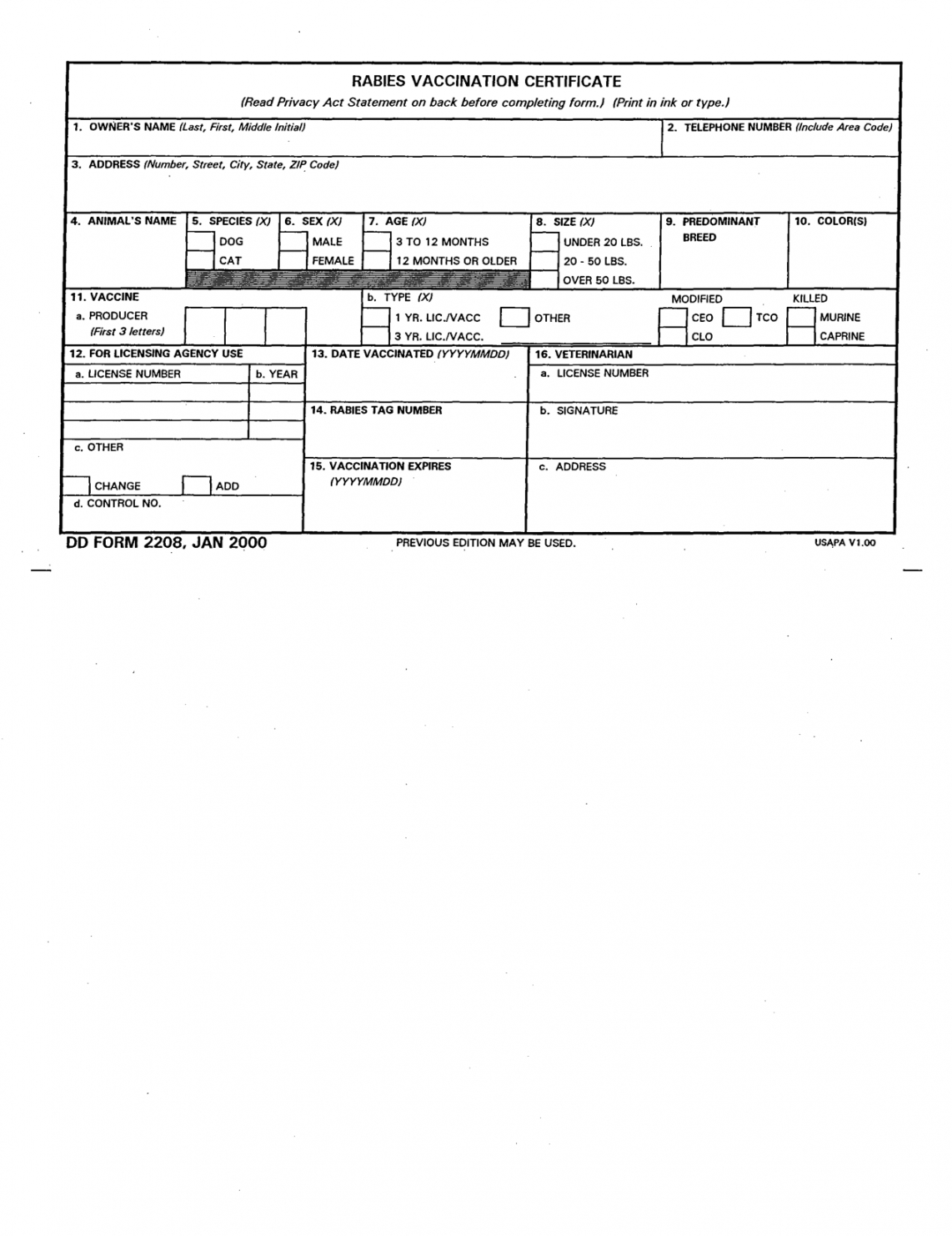 25 Images Of Rabies Vaccination Certificate Template Inside Rabies Vaccine Certificate Template