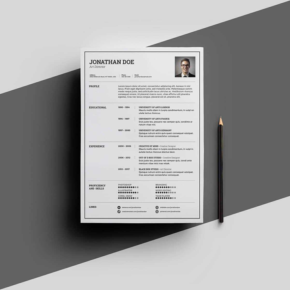 25 Resume Templates For Microsoft Word [Free Download] In Free Downloadable Resume Templates For Word