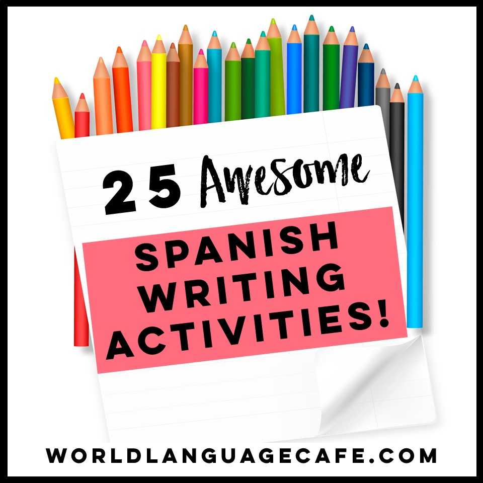 25 Spanish Writing Activities, Spanish Writing Projects For Within Book Report Template In Spanish