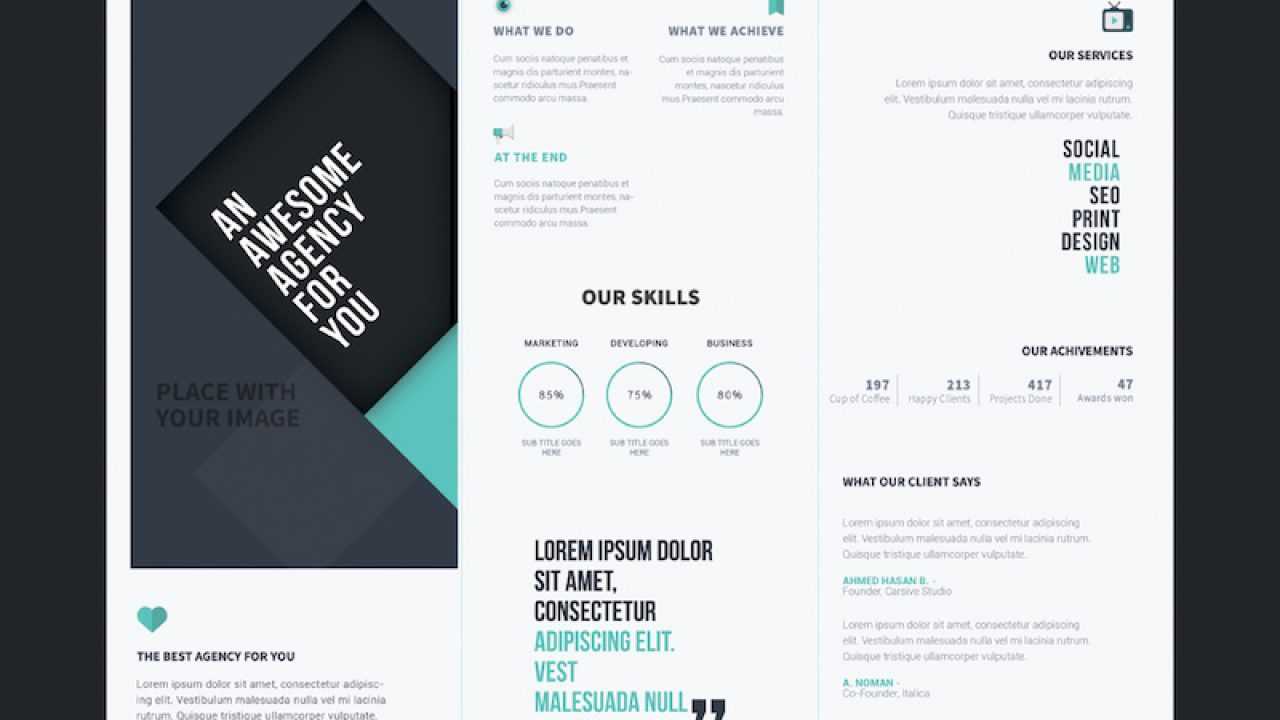 25 Tri Fold Brochure Templates – Psd, Ai & Indd (Free With Tri Fold Brochure Template Illustrator