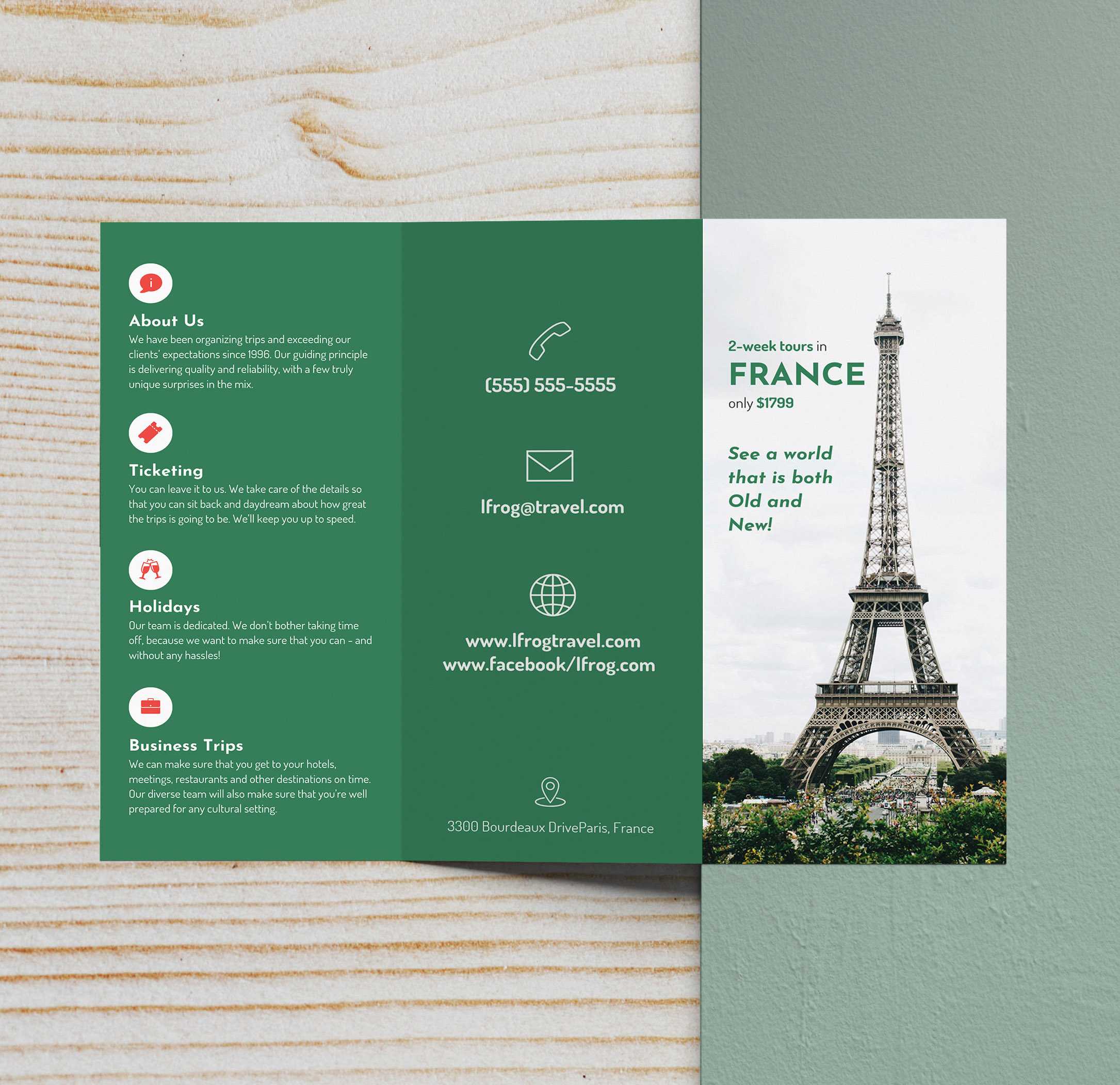 25+ Trifold Brochure Examples To Inspire Your Design Pertaining To Three Panel Brochure Template