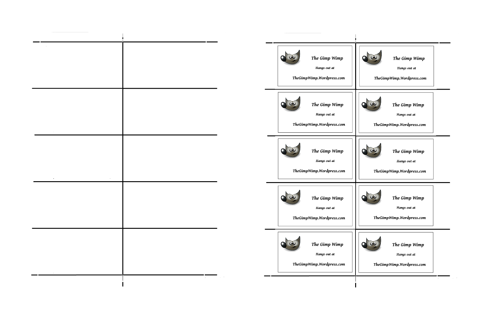 26 Images Of Card Template Gimp | Vanscapital Throughout Gimp Business Card Template