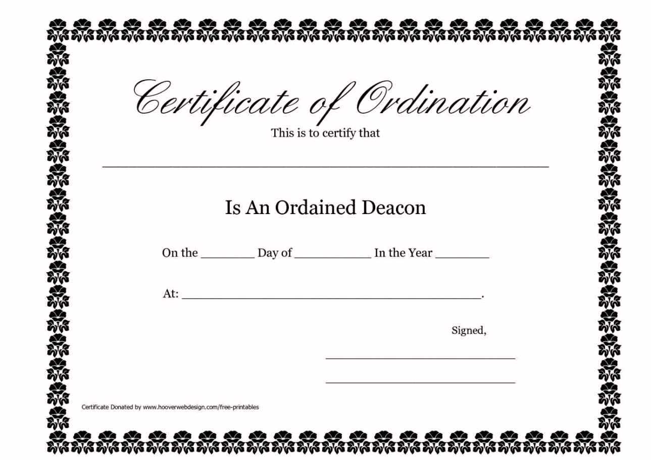 27 Images Of Free Printable Ordination Certificate Template With Free Ordination Certificate Template