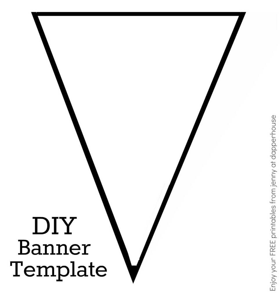 27 Images Of Pennant Party Favor Template | Jackmonster Pertaining To Banner Cut Out Template