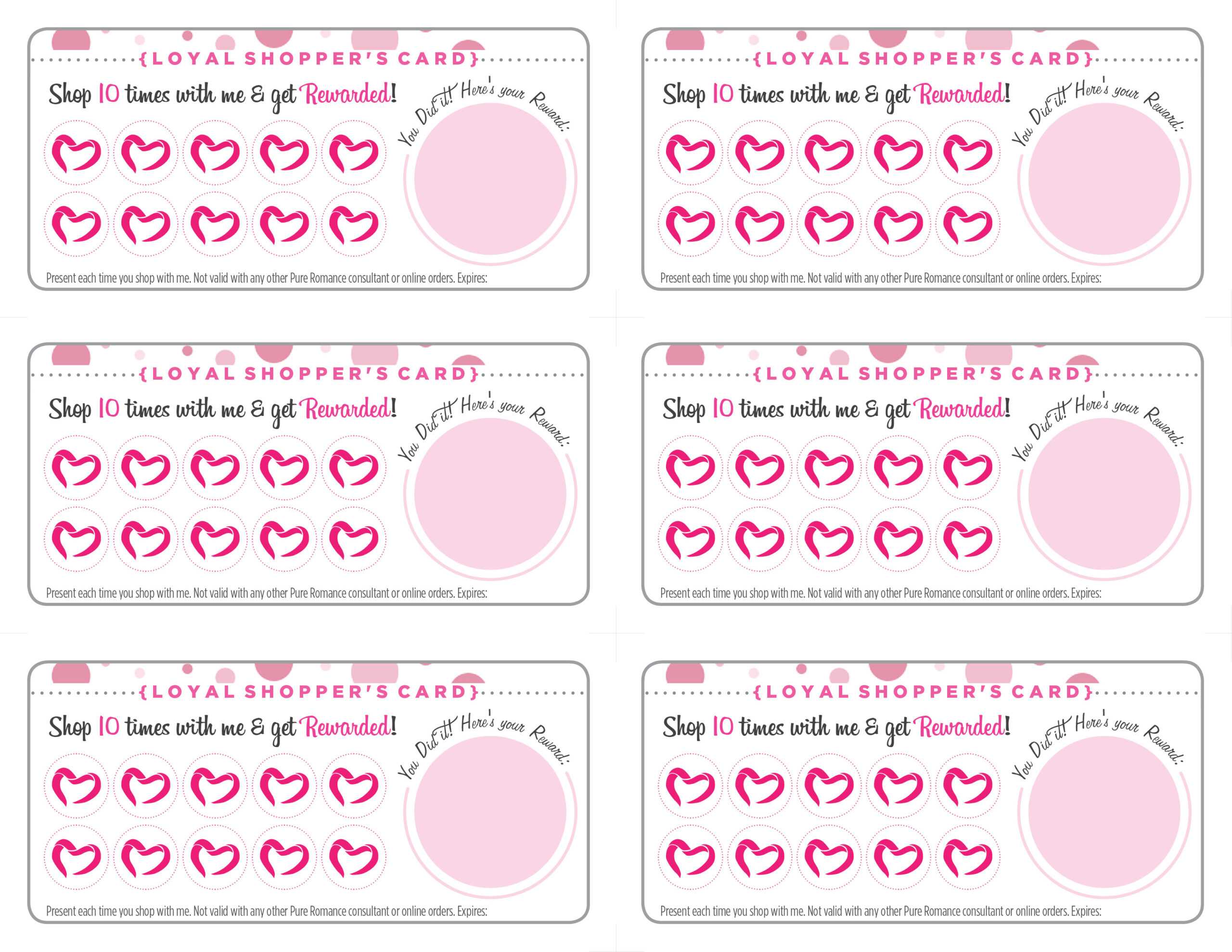 28+ [ Free Printable Loyalty Card Template ] | Best 25 Intended For Customer Loyalty Card Template Free