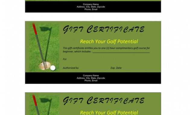 28+ [ Golf Certificate Template ] | Golf Certificate inside Golf Certificate Templates For Word