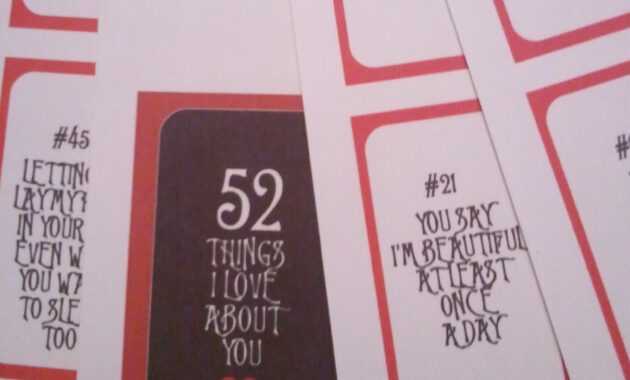 28 Images Of 52 Things Template | Vanscapital intended for 52 Reasons Why I Love You Cards Templates