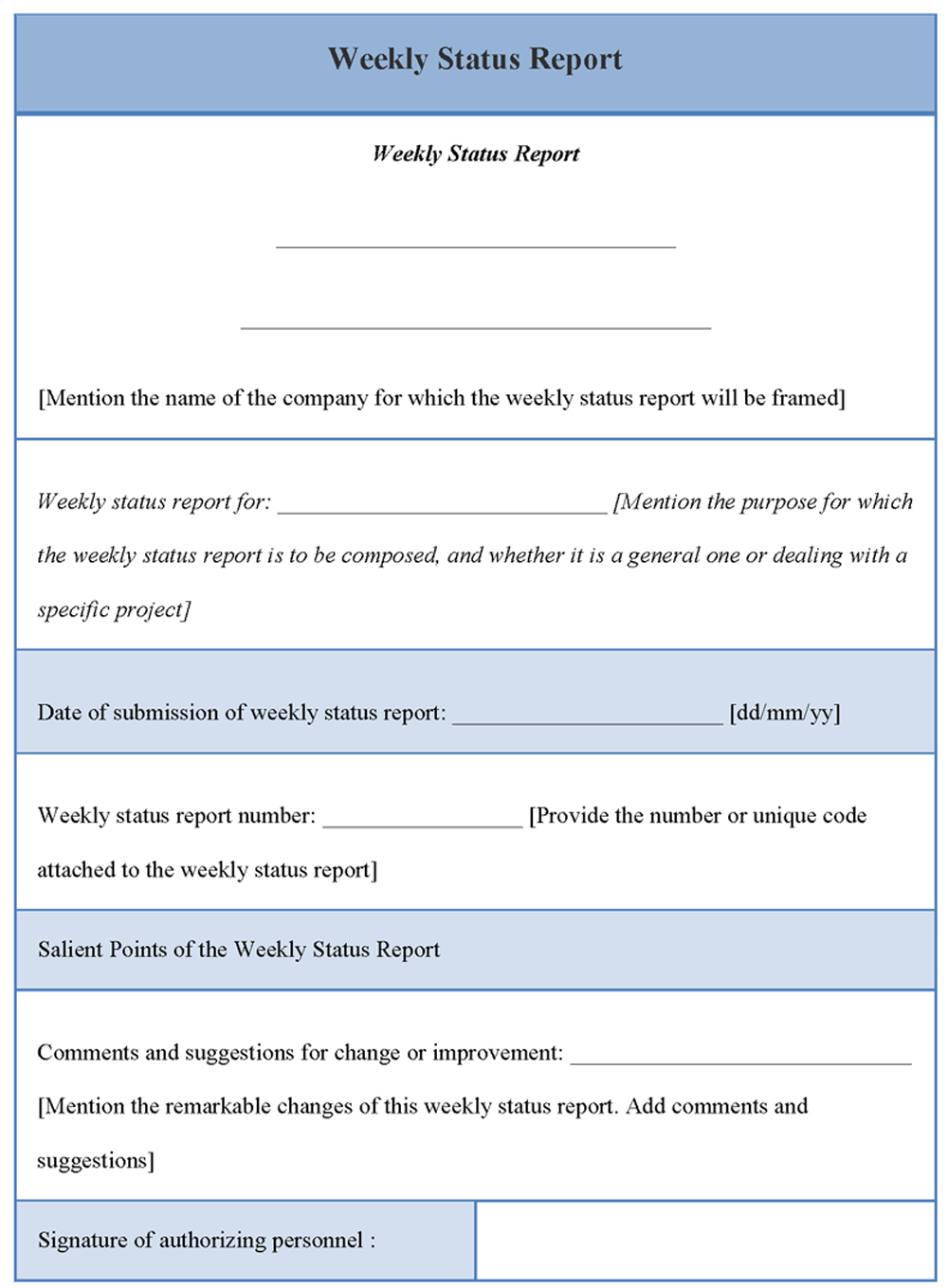 28 Images Of It Weekly Status Report Template | Jackmonster Throughout Weekly Accomplishment Report Template