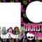 28+ [ Monster High Birthday Card Template ] | Monster High Pertaining To Monster High Birthday Card Template