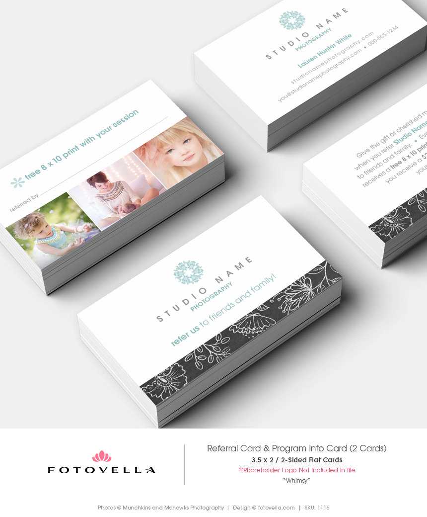 28+ [ Photography Referral Card Templates ] | Photography Intended For Referral Card Template Free