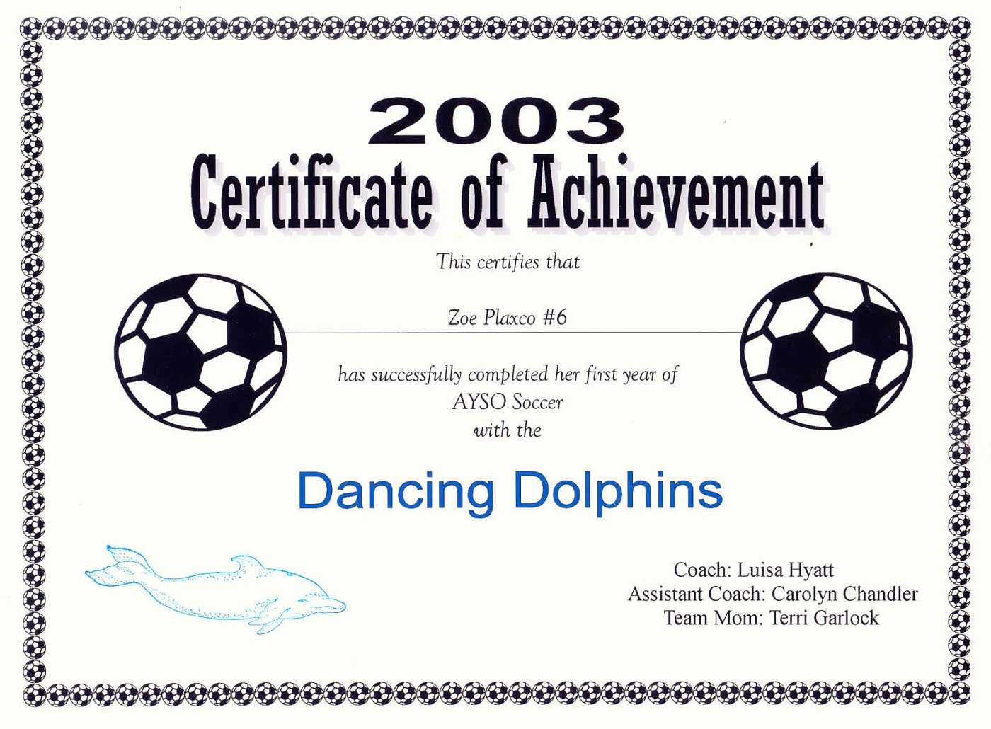 29 Images Of Blank Award Certificate Template Soccer For Soccer Award Certificate Templates Free