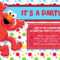 29 Images Of Elmo 1St Birthday Invitations Template With Regard To Elmo Birthday Card Template