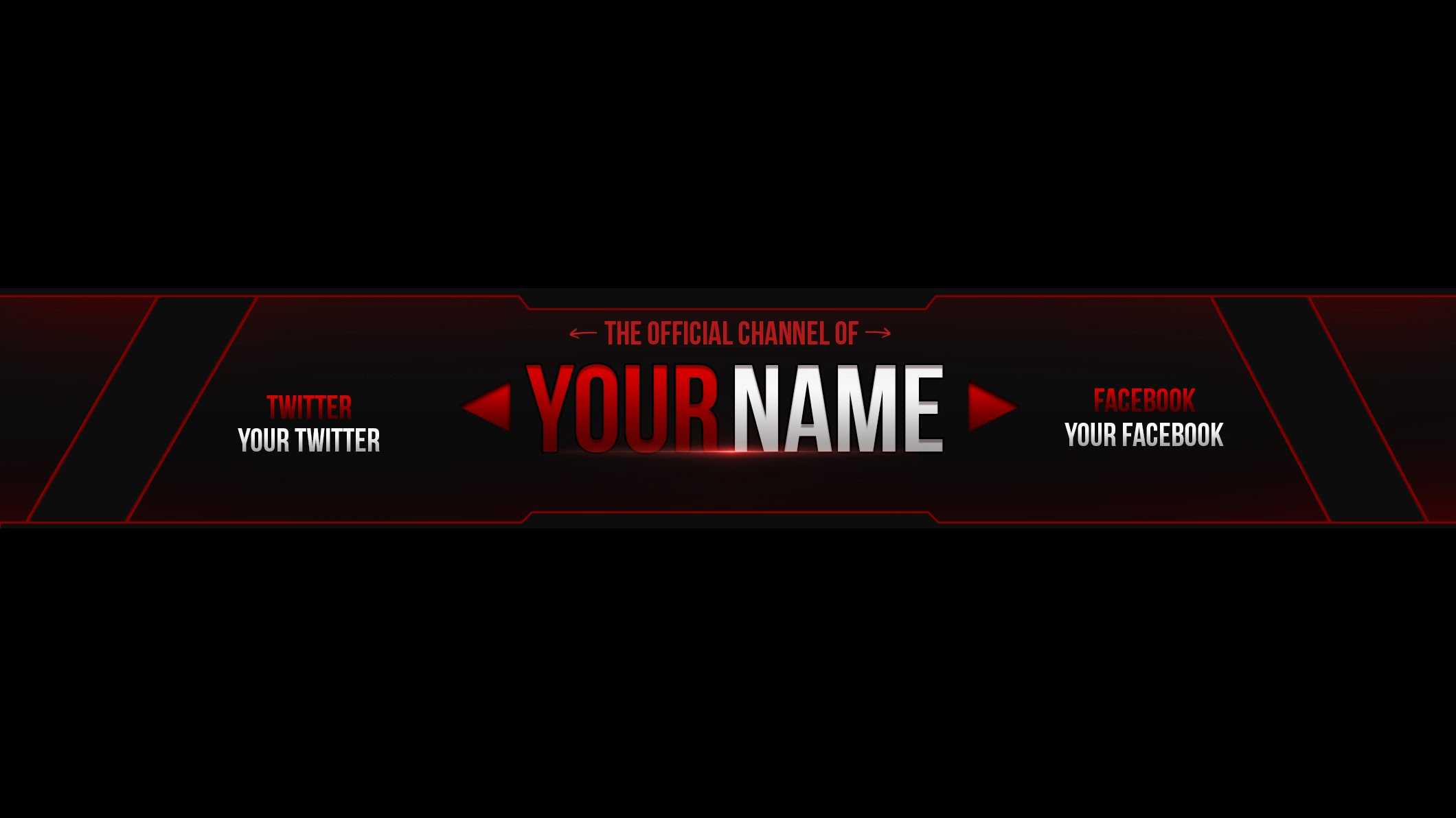 29 Images Of Free Blank Youtube Banner Template Regarding Yt Banner Template