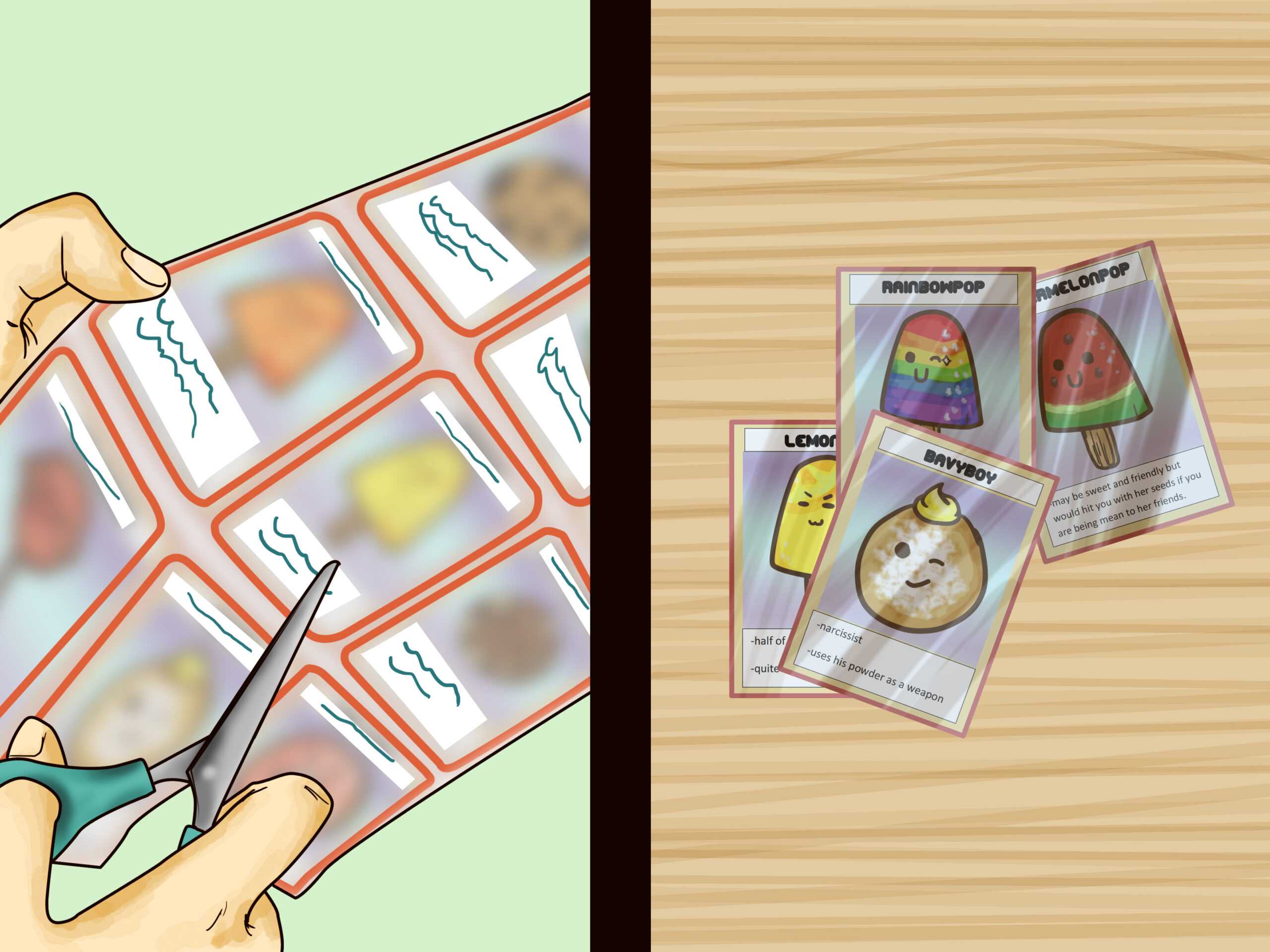 3 Ways To Make Your Own Trading Cards – Wikihow Pertaining To Open Office Index Card Template