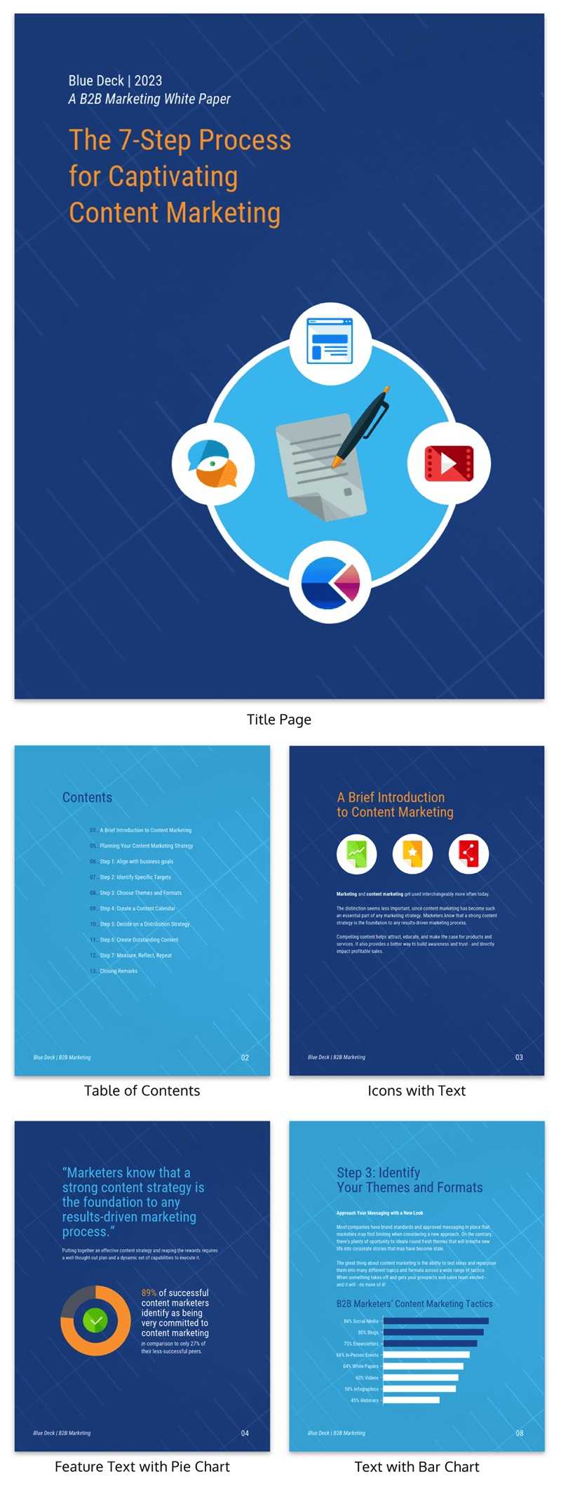 30+ Business Report Templates Every Business Needs - Venngage Regarding Business Review Report Template