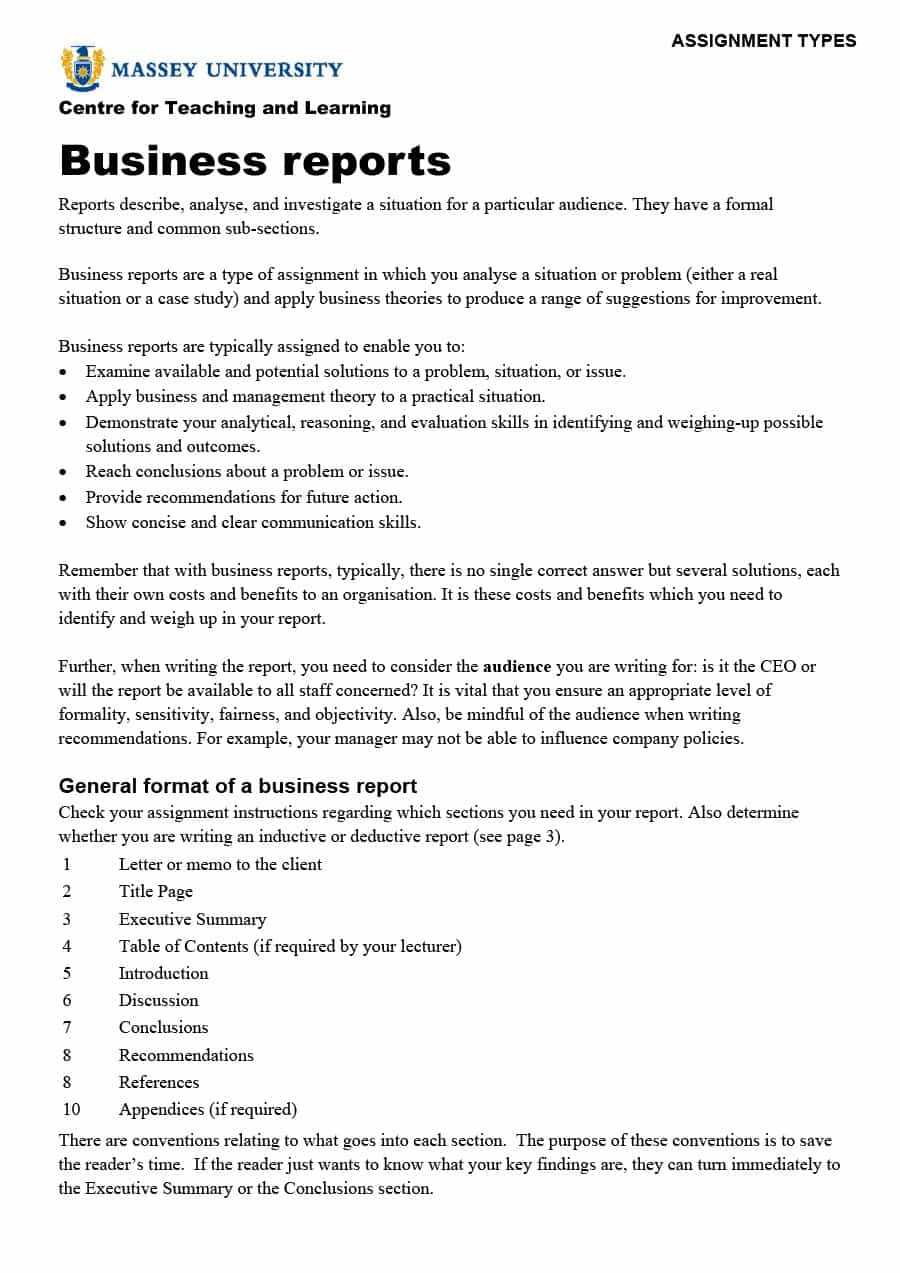 30+ Business Report Templates & Format Examples ᐅ Template Lab In Report Writing Template Download