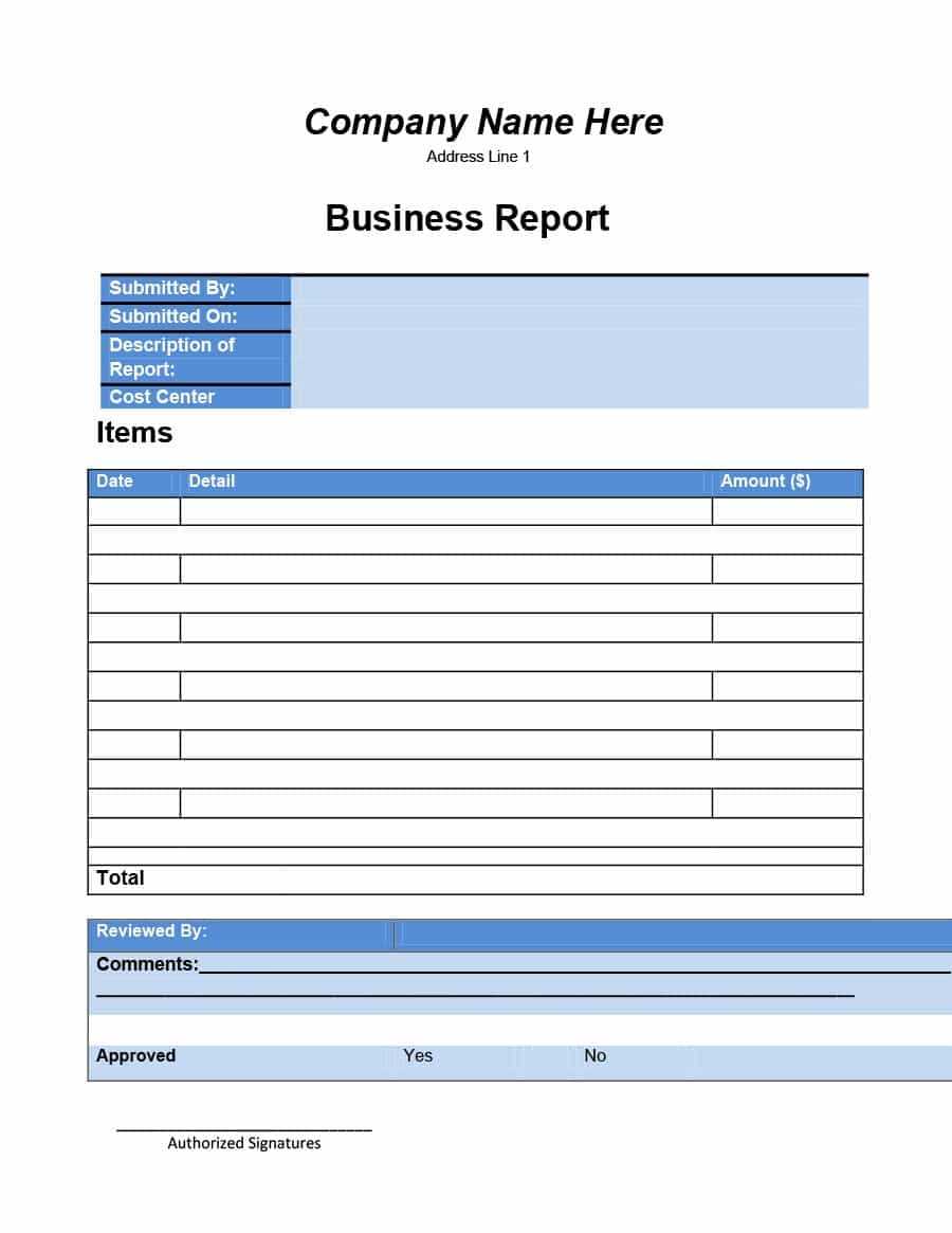 30+ Business Report Templates & Format Examples ᐅ Template Lab Intended For Simple Business Report Template