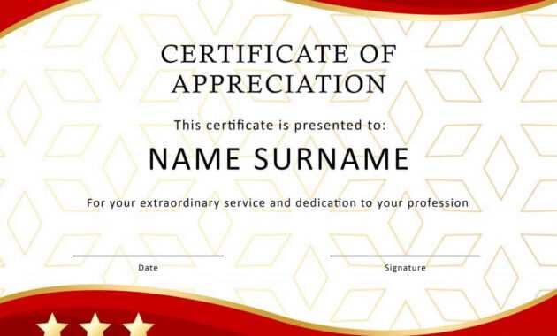 30 Free Certificate Of Appreciation Templates And Letters pertaining to Best Employee Award Certificate Templates