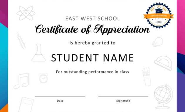 30 Free Certificate Of Appreciation Templates And Letters throughout Felicitation Certificate Template