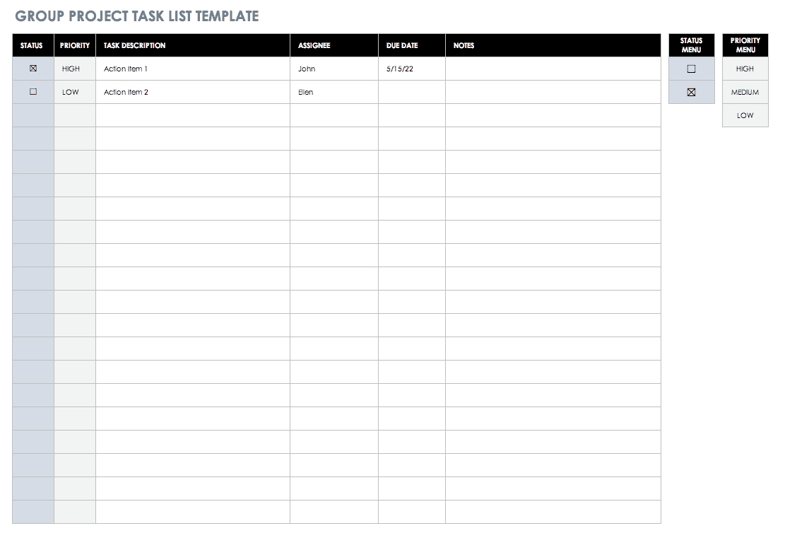 30+ Free Task And Checklist Templates | Smartsheet Pertaining To Daily Task List Template Word