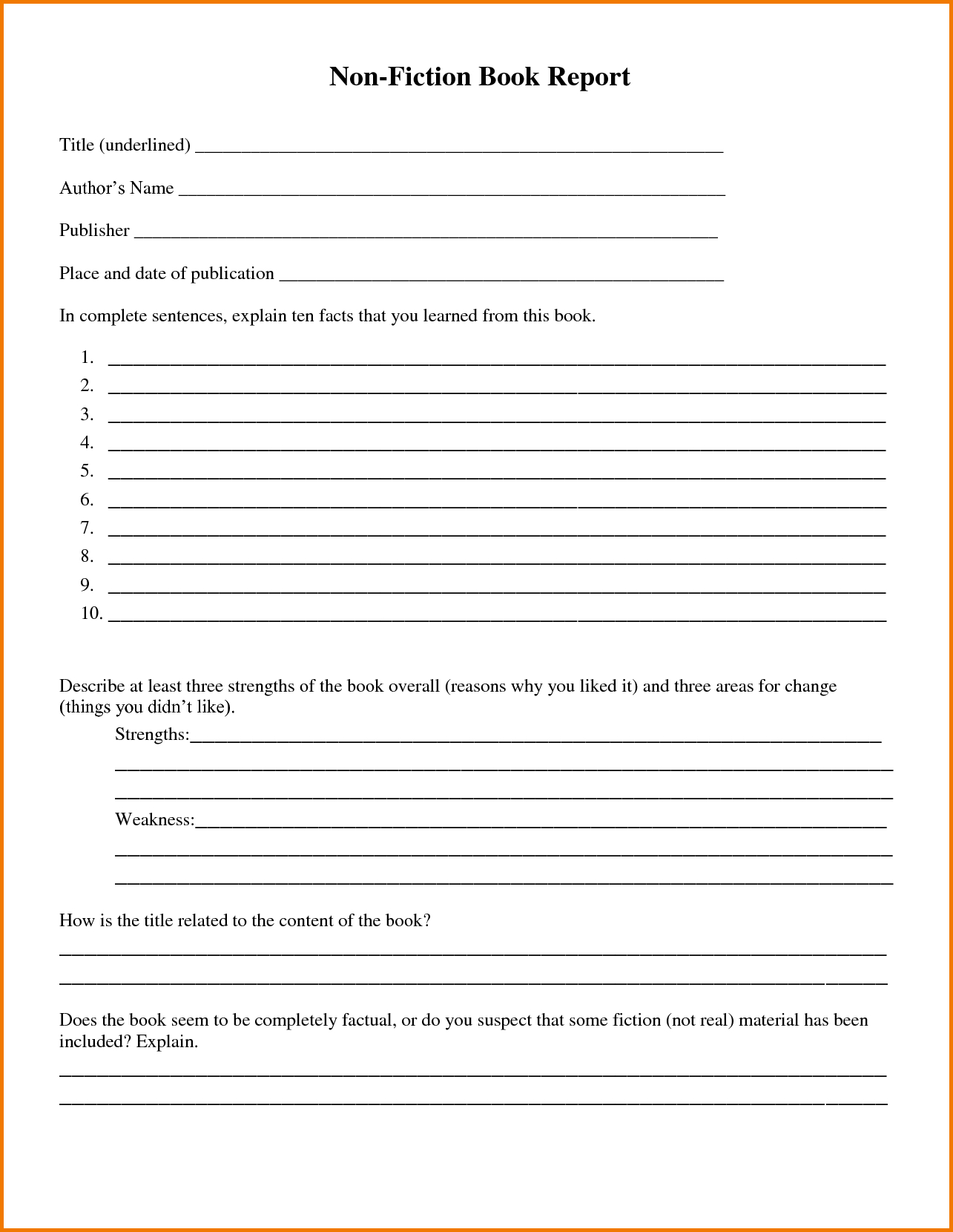 30 Images Of Historical Fiction Book Report Template 4Th Throughout Book Report Template 4Th Grade