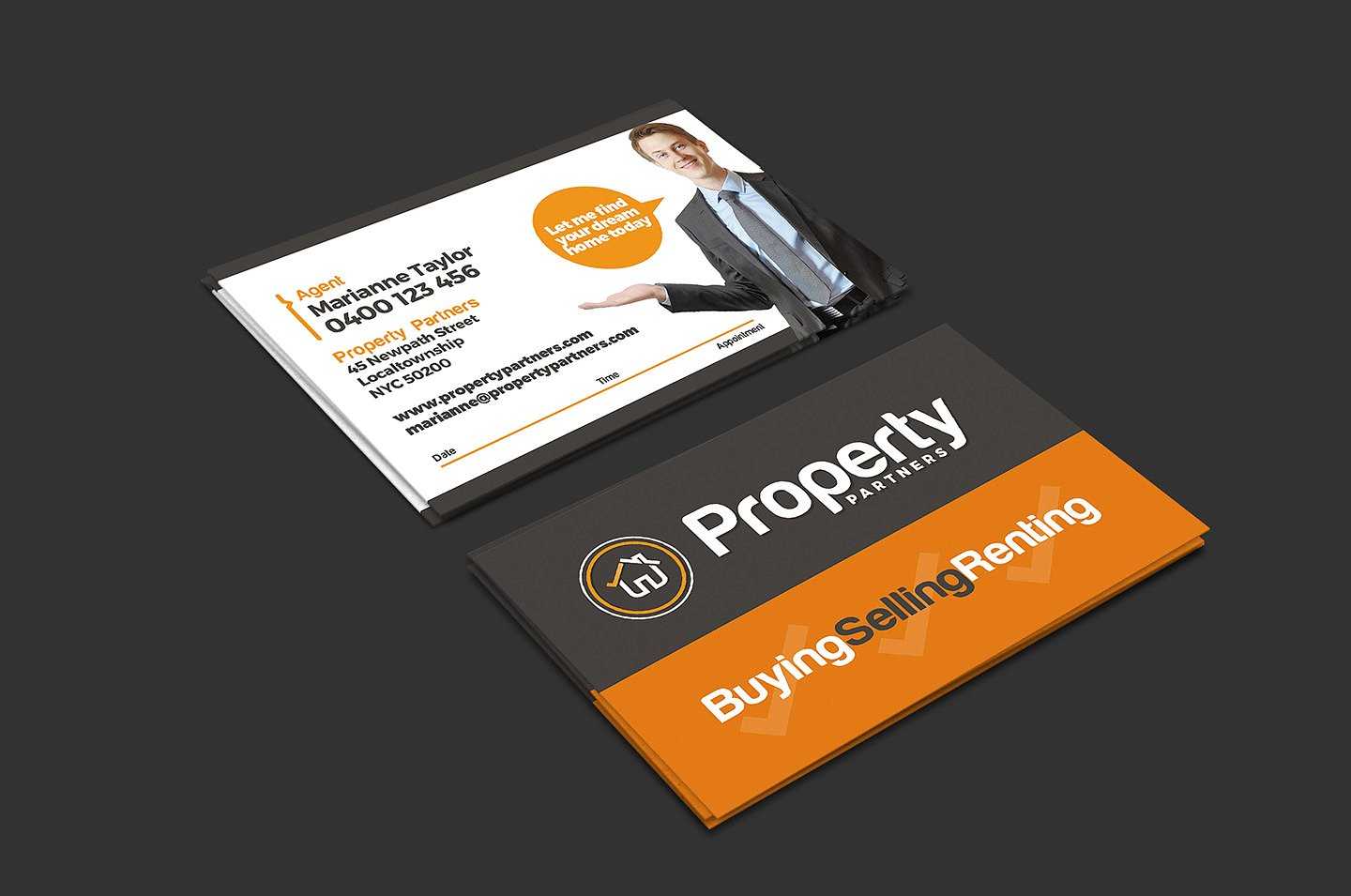 30+ Modern Real Estate Business Cards Psd | Decolore Throughout Real Estate Agent Business Card Template