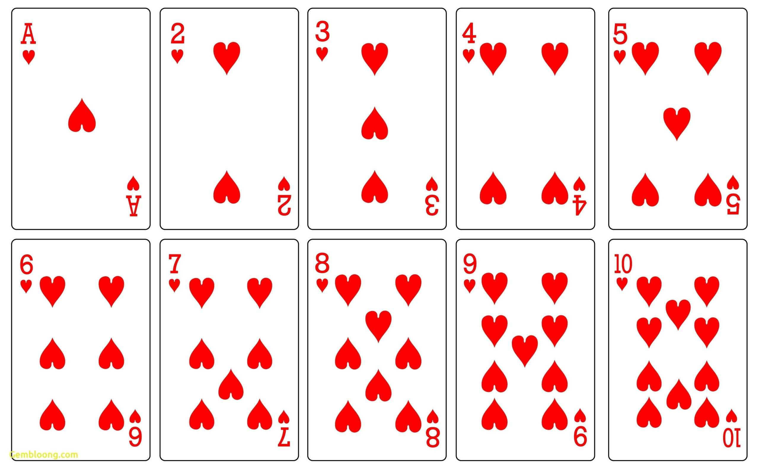 30 Playing Cards Template Free | Andaluzseattle Template Example Regarding Deck Of Cards Template