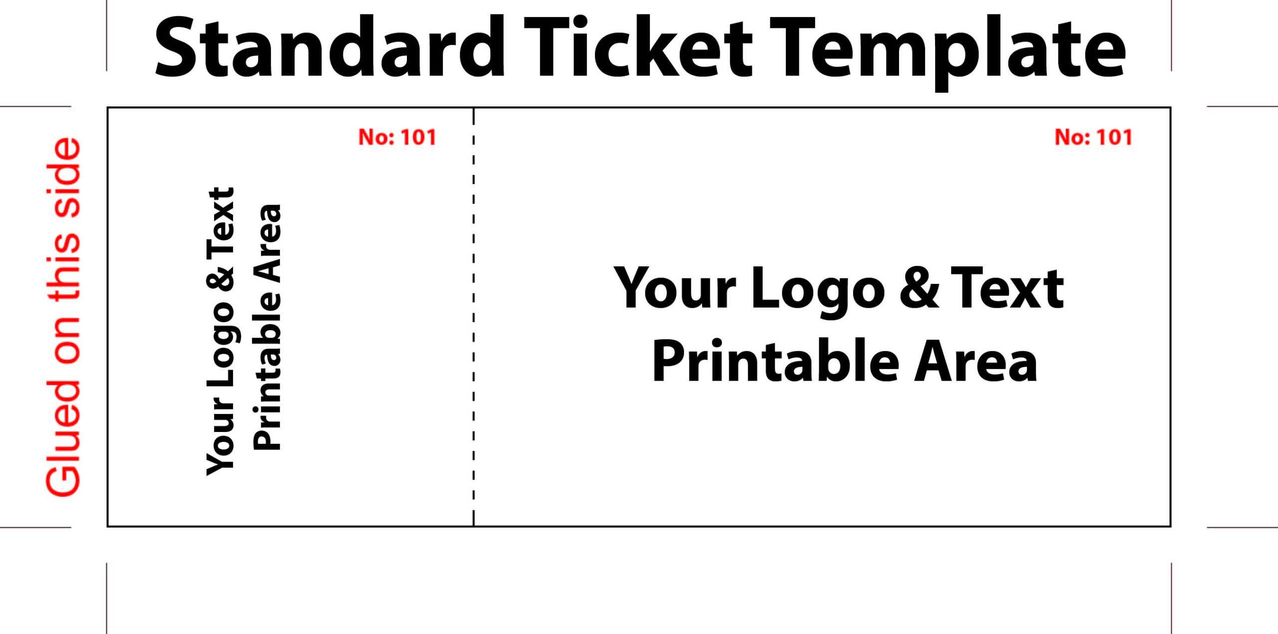 30 Ticket Maker Template Free | Andaluzseattle Template Example Within Free Raffle Ticket Template For Word