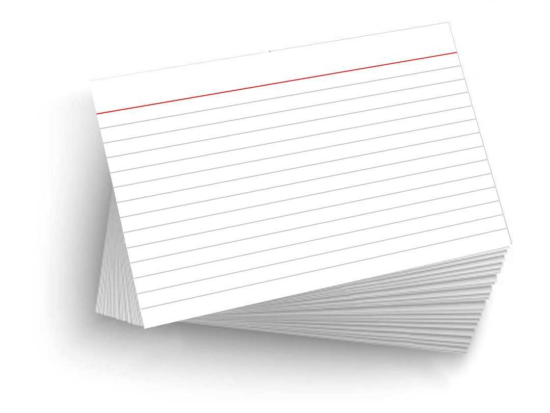300 Index Cards: Printable Index Cards 4X6 In 4X6 Note Card Template