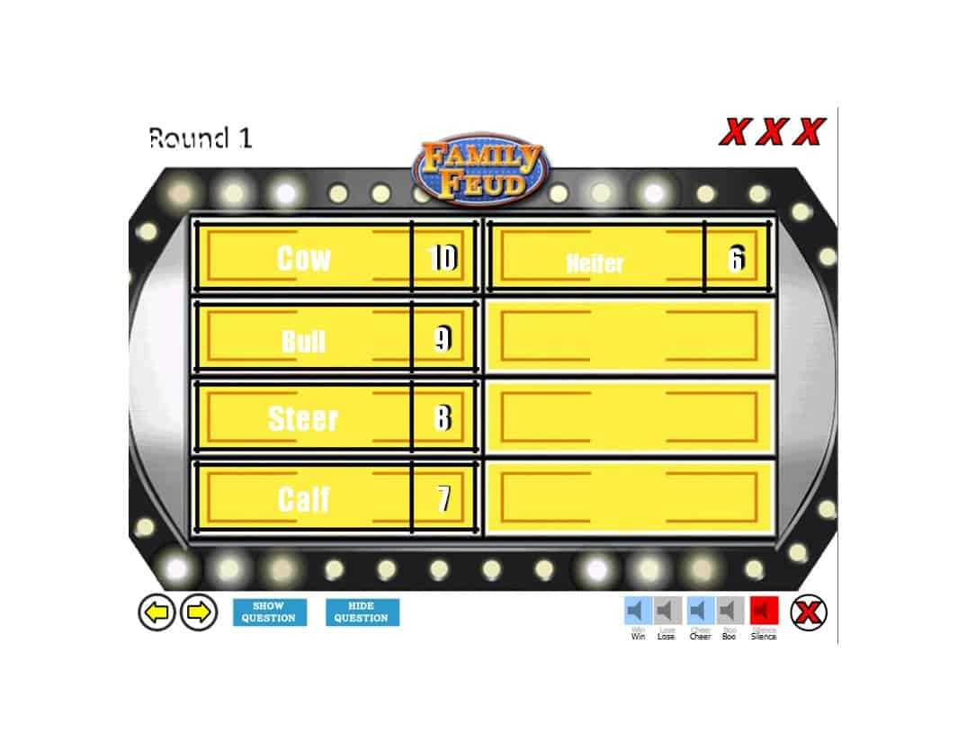 31 Great Family Feud Templates (Powerpoint, Pdf & Word) ᐅ For Family Feud Powerpoint Template With Sound