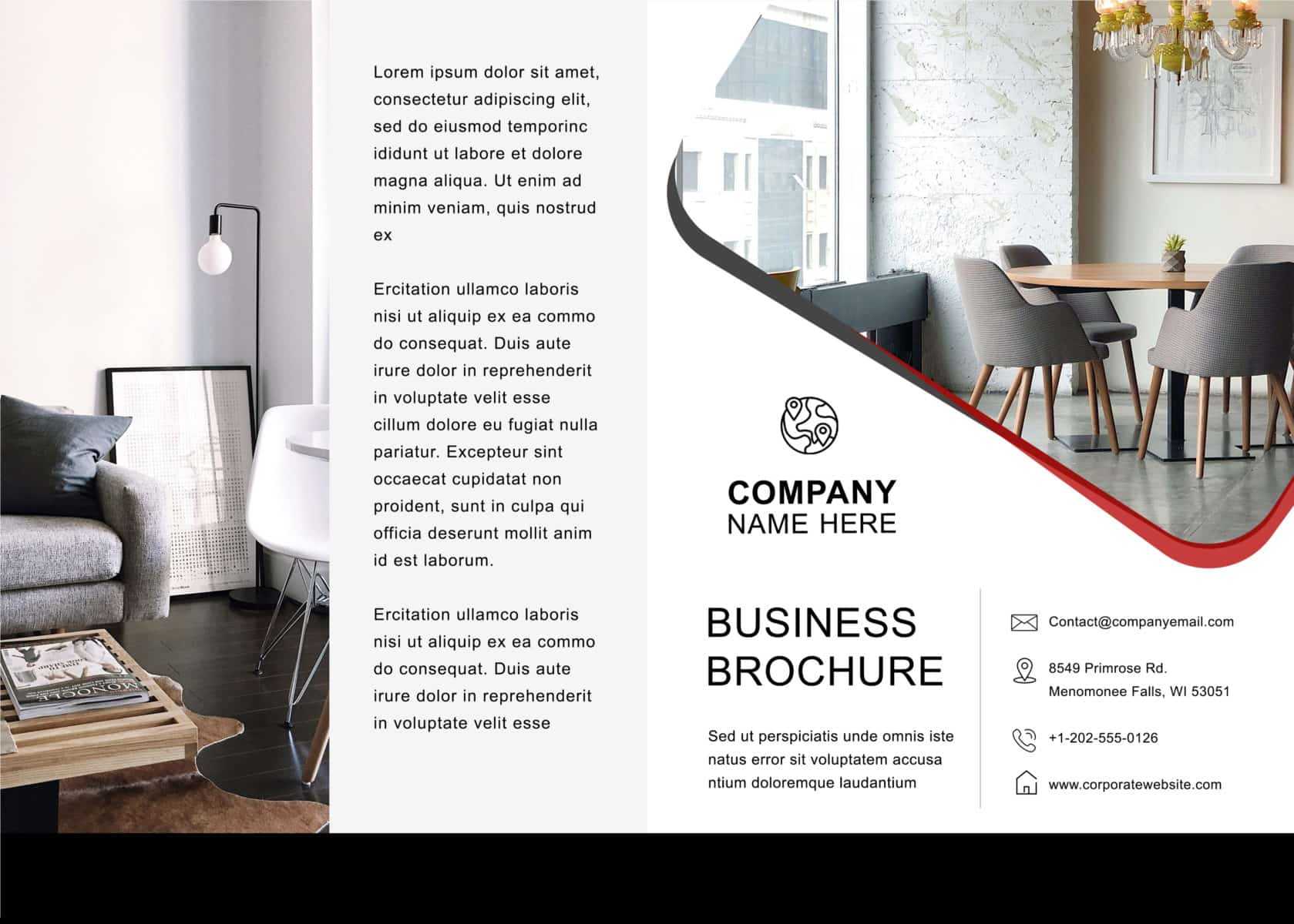 33 Free Brochure Templates (Word + Pdf) ᐅ Template Lab Regarding Microsoft Word Brochure Template Free