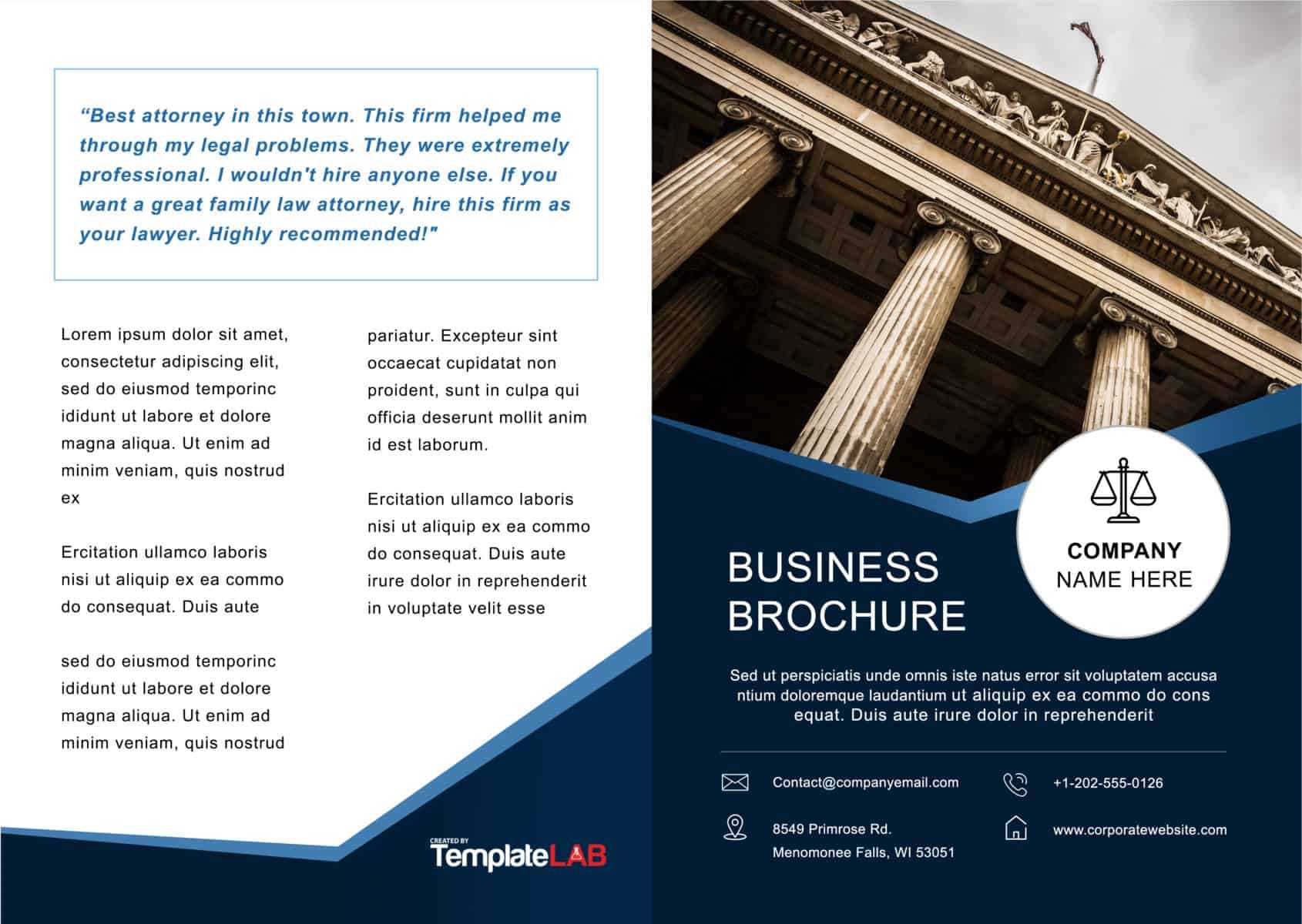 33 Free Brochure Templates (Word + Pdf) ᐅ Template Lab With Technical Brochure Template