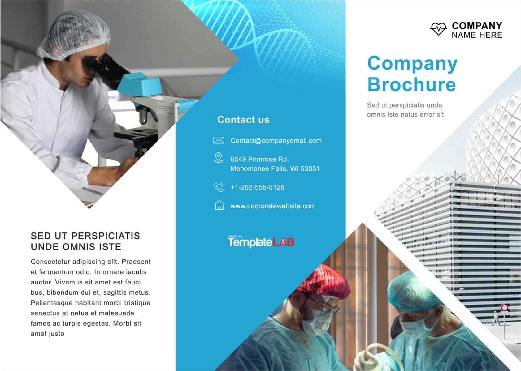 33 Free Brochure Templates (Word + Pdf) ᐅ Template Lab Within Engineering Brochure Templates Free Download