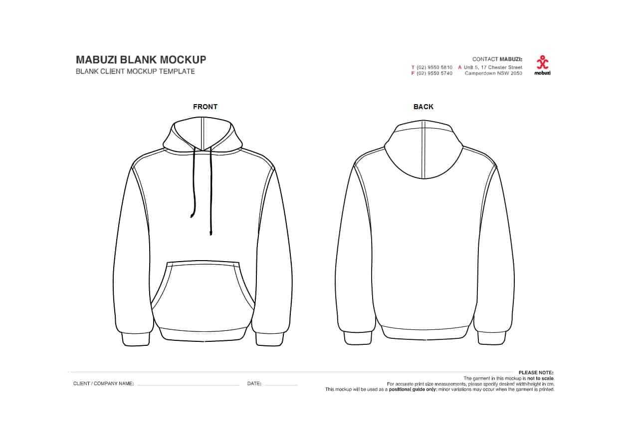 39 Blank Hoodie Templates [+ Hoodie Mockups] ᐅ Template Lab Intended For Blank Tshirt Template Printable