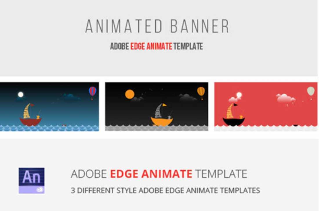 40 Awesome Edge Animate Templates Within Animated Banner Template